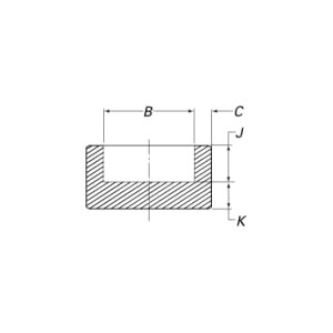 Tapa forjada para socket weld